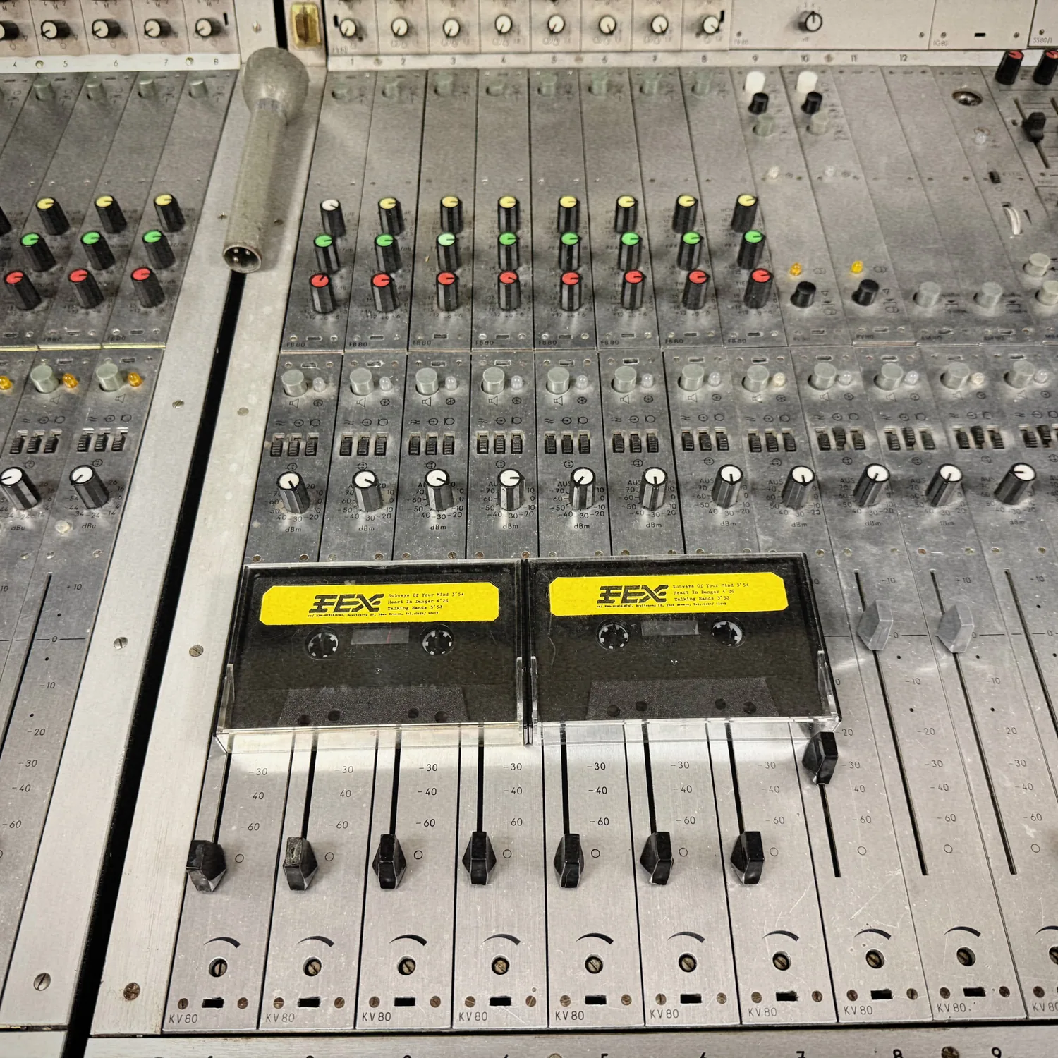 FEX-Kassetten auf historischer Studiotechnik im Records.de Studio