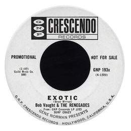 Bob Vaught Exotic Crescendo Promotional Label