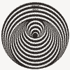 Vertigo Swirl Label als Sinnbild fuer eine Hard Rock und Metal Sammlung